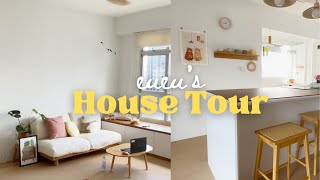 House Tour -  Calming HDB Flat: 740sqft / 68sqm 3-Room HDB Resale Flat - Renovation Before & After