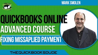 QuickBooks Online Customer Misapplied Payments