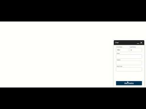 Live Agent Video Demo