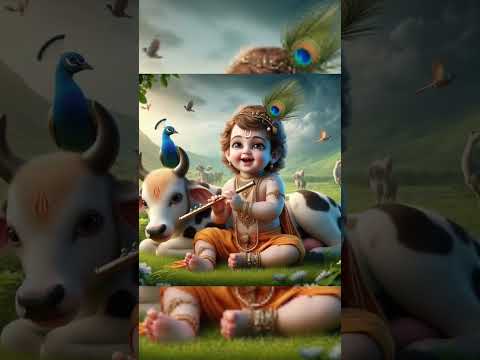 Krishna Flute Ringtone । Krishna Bhakti Status। copyright free music। #copyrightfree #music #shorts