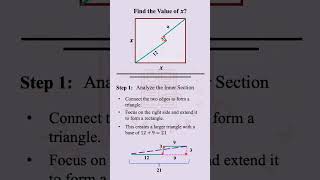 Math Olympiad Question 6: Find  x  Using Pythagoras' Theorem