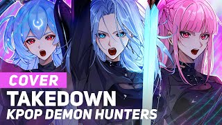 KPop Demon Hunters - "TAKEDOWN" | AmaLee feat. Bao The Whale & Mori Calliope