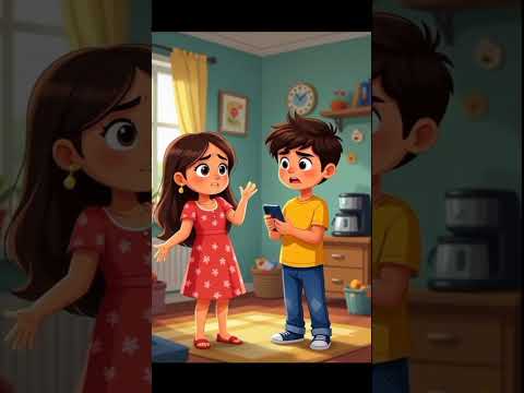 Bhai Behen ki Kahani 🥰 #CartoonStory#HindiStory#EmotionalStory