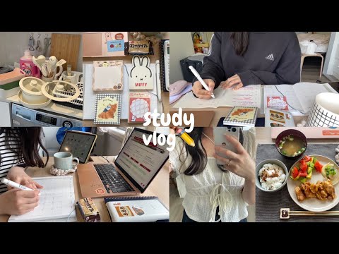 STUDY VLOG📁⌇ Close-up VLOG of a university student's new life📑 Exciting days of studying, decorat...