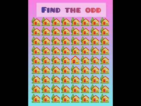 find the odd emoji🏡 in 5 seconds🔥#findtheodd#challenge#shorts
