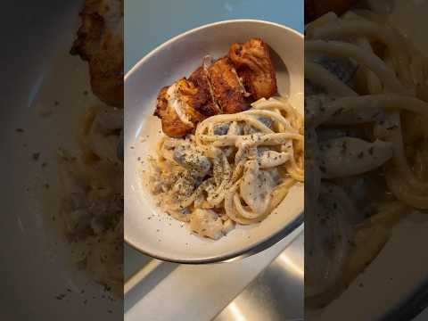 MV#444 ❤️My kids favourite recipe😋| creamy chicken pasta ¥ mushroom#diml #food #cooking