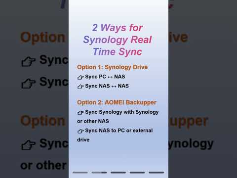 How to Set Up Synology Real Time Sync in 3 Steps #synology #realtimebackup #filesync #databackup