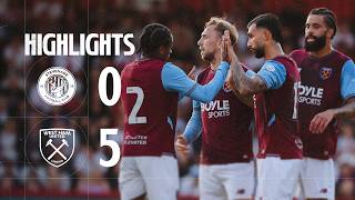 Stevenage 0-5 West Ham | Pre-Season Friendly Extended Highlights