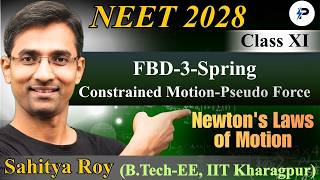 Constrained Motion-Pseudo Force | Newton's Laws of Motion |Chap 8 |Class XI | NEET 2028 |Sahitya Roy
