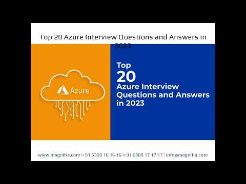 Top 20 Azure Interview questions and answers in 2023
