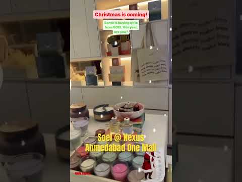 Santa is buying gifts from SOEL, are you?🎄#christmas #newyear #gift #giftshop #ahmedabad #trending