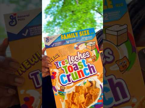 TresLeches Toast Crunch⁉️ let’s try this #cereal #breakfast #goodmorning #shorts #generalmills #new