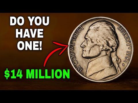 Worth Big Money! Rarest Monticello Thomas Jefferson Nickel 5 Cent Make You Rich, Valuable Old Coins