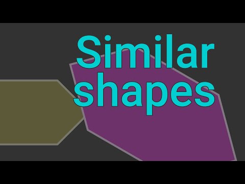 Similar shapes