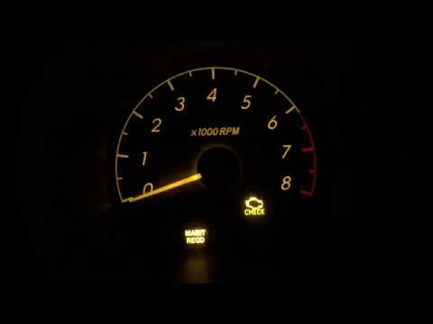 2005-2010 Scion tC Maintenance Required Light Reset Procedure