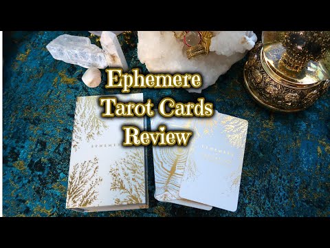 Ephemere Tarot Cards Review 🤍 By True Black 💛 + Detailed Explanation Of The Reimagined Major Arcana