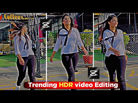 halo blur & black effect video editing in capcut|| hdr black effect editing capcut