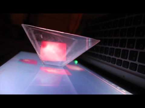 red hologram