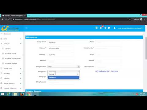 How to create Vendor In Accozen POS billing software ?