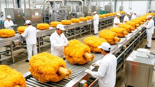 How Chicken Nuggets Are Mass Produced Inside Modern High Tech US Factories (Full process)
