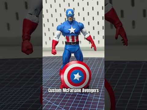 My custom McFarlane Avengers! #avengers #customactionfigures  #wpgdiorama #mcfarlanetoys #mcfarlane