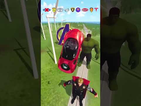 Car 🚗 jump test #viral #car #shorts #@Animationvideo_66