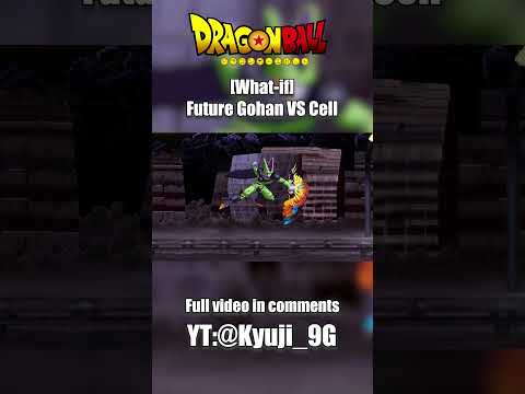 [What If] Future Gohan VS Cell #dragonball #gohan #whatif #cell #shorts