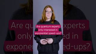 Are quantum experts only interested in exponential speed-ups? #quantum #science #quantumcomputing