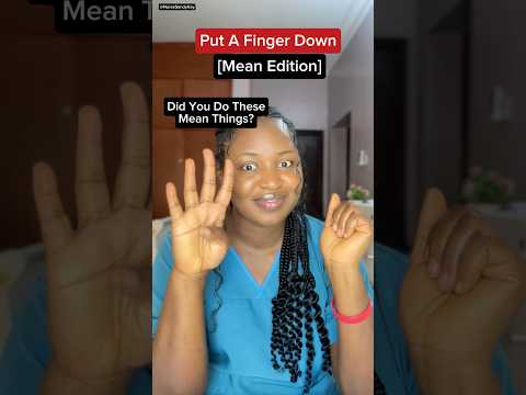 Put a finger down, Mean Edition #shorts #fingerdown #putafingerdown #mean