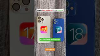 Apple REMOVED this Feature and… #youtubeshorts #apple #ios18 #iphone #ios18beta