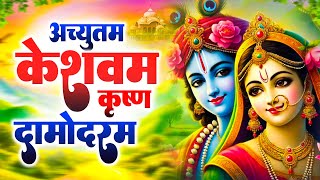 Achyutam Keshavam Krishna Damodaram | अच्युतम केशवम Kaun Kehte hai Bhagwan Aate nahi | KrishnaBhajan