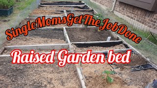 Sowing Seeds/ Raised Garden bed update