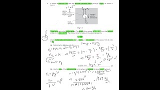 How to solve AS Level Physics questions Walkthrough. 9702 F/M 2022 Variant 22