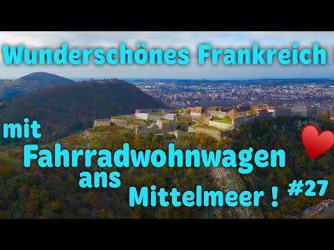 ‼️Ein Radweg der Extraklasse ‼️Entlang des Doubs bis 😍Besançon😍#27 mit Fahrradwohnwagen DJI MINI3