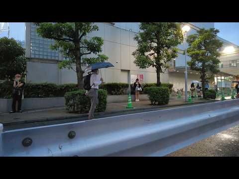 Walk in the Rain Tokyo, Japan Shinjuku Kabukicho, Okubo Park Tour 雨の新宿歌舞伎町・大久保公園周辺をお散歩！ラブホテル街！