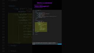 HTML 25b 💻 svg and circle elements #html #html5 #html5tutorial #html5course