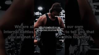 "UNITY IN STRUGGLE: Standing Strong Together" #fitness #workout #gym #fit #fitnessmotivation #gymrat
