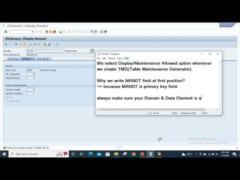 How To Create Custom Database Table in SAP ABAP | Database Table Creation in ABAP | ABAP Tutorials |