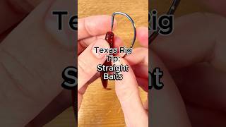Pro Tip for Texas Rig Fishing #fishing #bassfishing #fishingtips