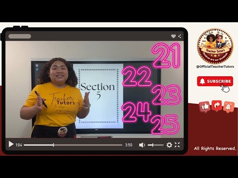 🔢 Numbers 21–25: Count, Observe, and Understand