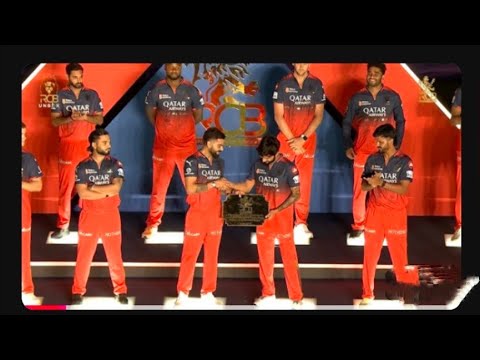 Full Squad Unveil at RCB Unbox 2025 Rajat's First Speech as Captain at Bangaluru IPL 2025