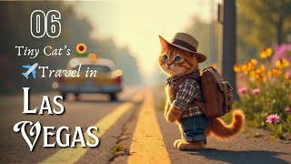 A Tiny Cat’s Big Adventure Solo Traveling in Las Vegas!