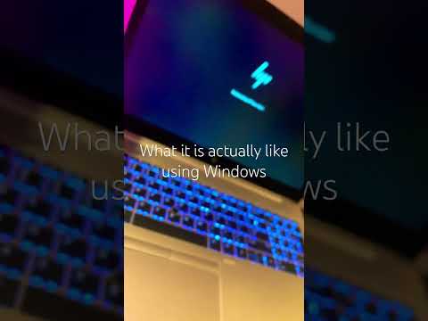 A Mac user's perceived vs. actual experience when using a Windows machine.