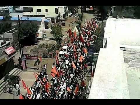 ShivJayanti Rally at Sangamner on 30/03/2013 Part01