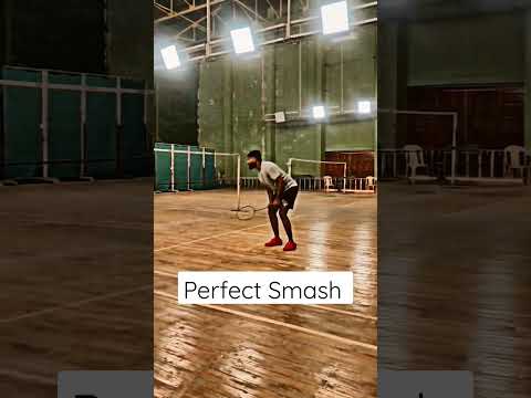 Perfect Smash  🏸 #badminton #badmintonlovers #badmintonindia #shortvideo #shorts #smash