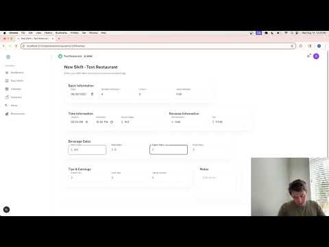 TableSide Tip Tracker App Build #19 – Be a Better Server, Earn More Tips, Know Your Numbers