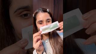 Facial wax strip🎀✨ #ytshortsindia #facialhairremovalathome #shavingroutine #skincareroutine #foryou