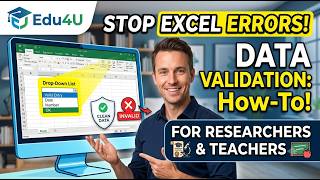 Data Validation in Excel: How to do it? Very important for researcher and teachers