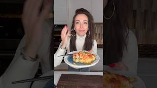 These Chicken Parmesan Cauliflower Steaks help me lose weight #shorts  #onepandinner