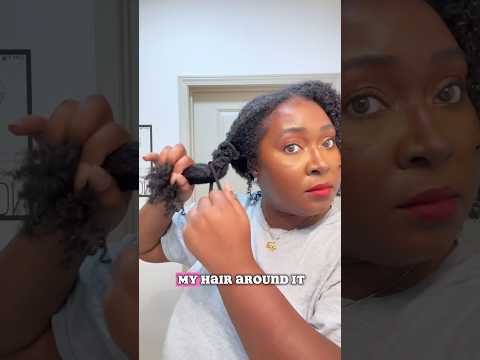 How I stretch my curly styles overnight 🫡#naturalhairmaintenance #twistout #type4hair